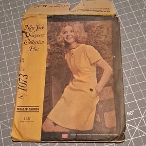 Vintage 1969 Dress Pattern